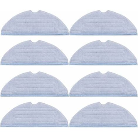 Lot de 8 lingettes de rechange pour Roborock S7 T7S T7S puls G10 accessoires, microfibre douce, lavable et réutilisable (1/5)