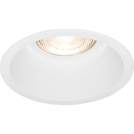 Support de spot Tetra S1 rond blanc MR16 GU10/GU5.3 (1/5)