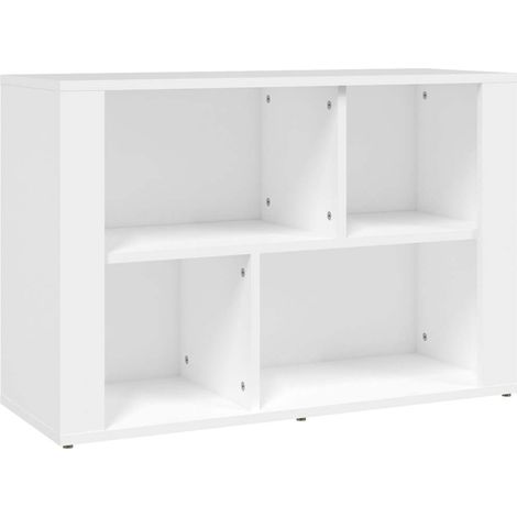 Maison Exclusive - Aparador de madera contrachapada blanco 80x30x (1/5)