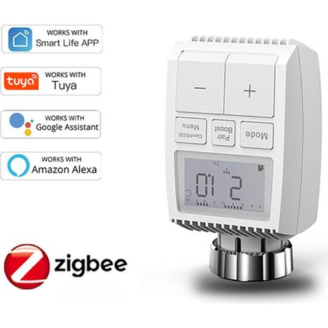 Tuya Valvola Termostatica Smart ZigBee con Display (1/5)