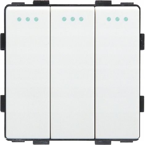 Interruttore luce 3P, inserto meccanico, bianco RTX SH (1/5)