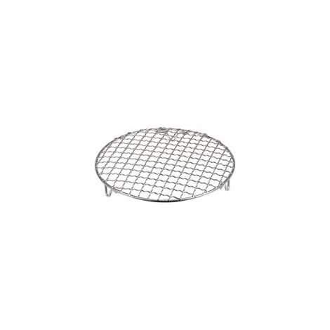 Runder Edelstahl-Kochrost (5 Zoll Durchmesser) mit 20 mm Füßen, ideal zum Backen, Dämpfen und Grillen. – Crezuo