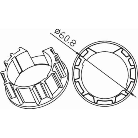 CAME 001YK5112 Rueda ZF Redonda 64X1Mm