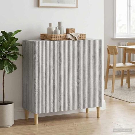 Buffet Sonoma gris 89 x 34,5 x 80 cm Bois d'ingénierie vidaXL (1/5)