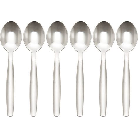 Amefa - Lot de 6 cuillères à moka inox amefa