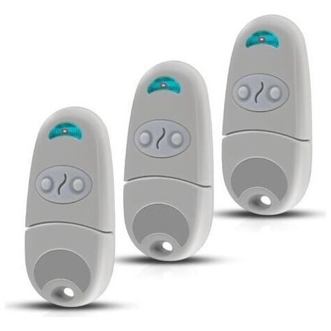 Télécommande de Portail 433,92 MHz – Compatible avec T0P432NA – 2 Canaux, 3 Télécommande– Pour Portes de Garage & Portails Automatisés (1/5)