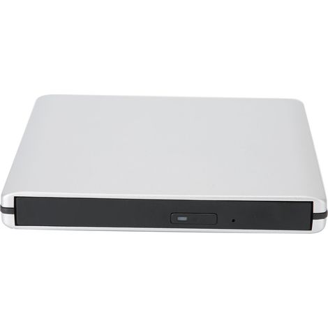 Graveur de disques optiques ultra-mince, externe, portable, avec interface USB 3.0 et interface USB 3.0.
