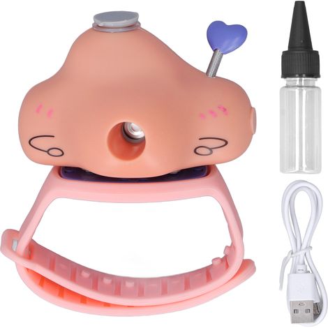 Mini humidificateur USB 360° rotatif portable pour enfants, montre avec lumière froide, 2 modes, rose (1/5)