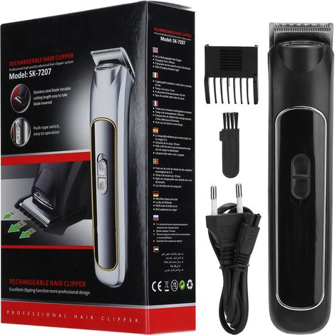 Tondeuse à Cheveux Rechargeable sans Fil - Tondeuse Barbe et Cheveux Professionnelle - EU Plug 220V (1/5)