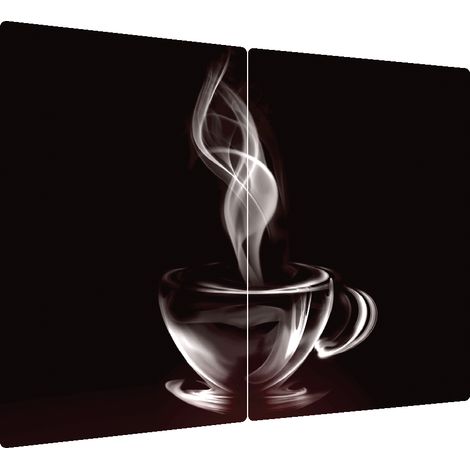 Allboards – Plaque de protection en verre trempé 40x30cm – Résistante aux rayures et chocs – Planche à découper hygiénique pour aliments chauds et froids