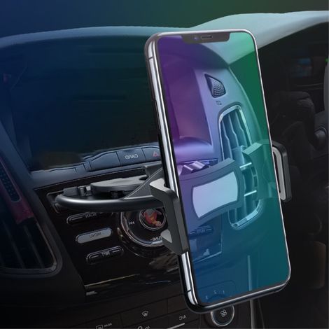 Soporte para teléfono de coche Erbord CH-6 para ranura de CD (1/5)