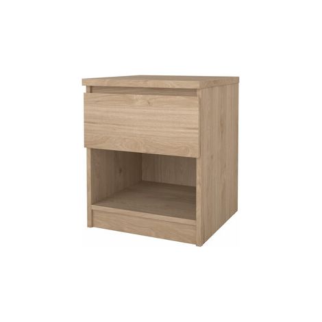 KIT COMODINO NAIA 1 CASS 40X40X49,5CM ROVERE