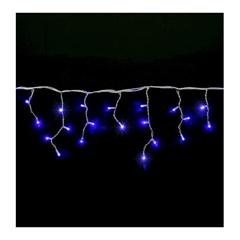 rideau - festilight authentic - stalactite - 3 x 0.6 mètres - bleu - 16 descentes - festilight 50421-16-w3-z