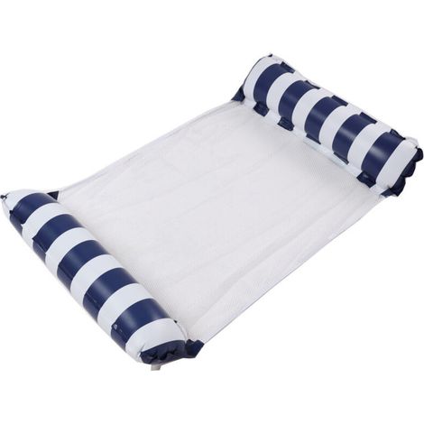 Wasserspiel-Liegestuhl, Schwimmbett-Sofa, aufblasbarer Schwimmkreis für Erwachsene (Pumpe inklusive) (1/3)