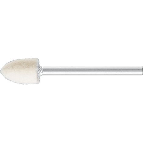 PFERD TOOLS harte Filzpolierstifte Spitzkegelform Ø 8x12 mm Schaft-Ø 3 mm 10 Stk (1/4)