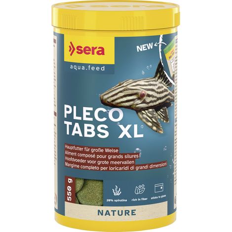 Sera Fischfutter Pleco Tabs XL 1 L Pellets