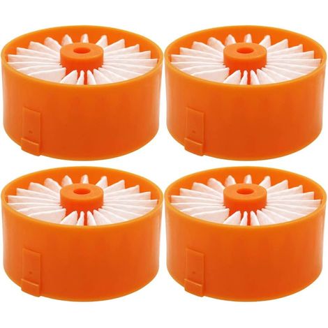Filtre pour aspirateur sans pour SCHWARZ + DECKER POWERSERIES pour outils de remplacement pour BSV2020G Accessoires de balayeuse (lot de 4 unités) (1/5)
