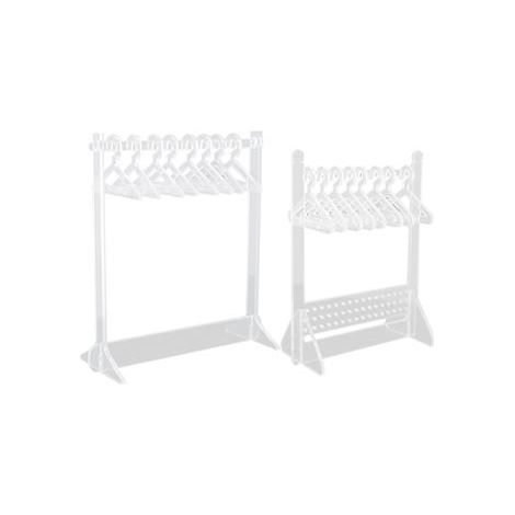 2 Sets Acryl-Schmuckständer für Halsketten und Ohrringe