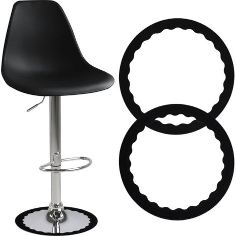 Lot de 2 Capuchons de Protection pour Pieds de Chaise de Bar, Protections de Sol, Patins de 36,8 cm à 42 cm (1/5)