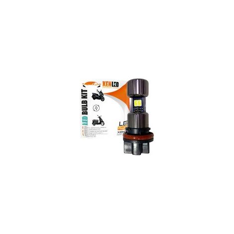 Ampoule Bi-LED HS5 Easy2 - 12Vdc - 5500K - 1000lms - XENLED - équivalent 55W d'éclairage - P23T - Honda PCX (1/4)