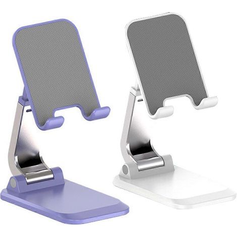 Set mit 2 faltbaren Tischständern für Smartphone und Tablet – 11,1 x 7 x 4 cm (1/4)