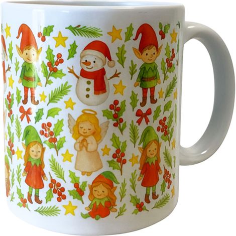 Mug lutins et anges de Noël (1/3)
