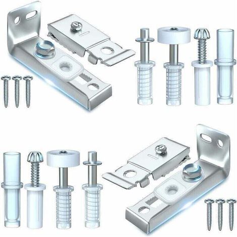 De réparation matériel porte pliante 2 pièces rechange pour portes placard coulissantes pliantes comprenant support supérieur et inférieur, XU, Pivot 3/8", KZQ - KZQ (1/4)