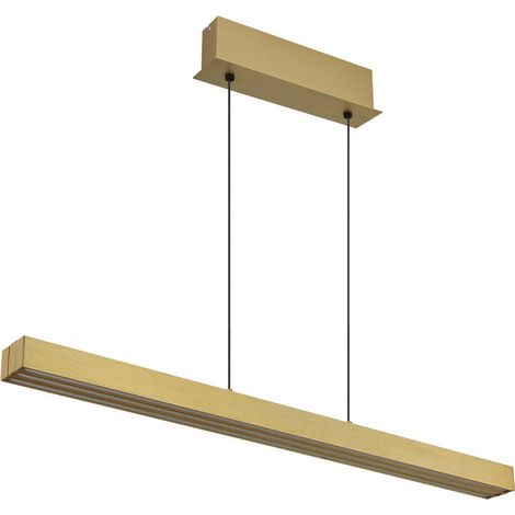 [GEBRAUCHT] B-Ware Globo Hängeleuchte Pendelleuchte LED ETHAN altmessing 150cm CCT höhenverstellbar (1/2)