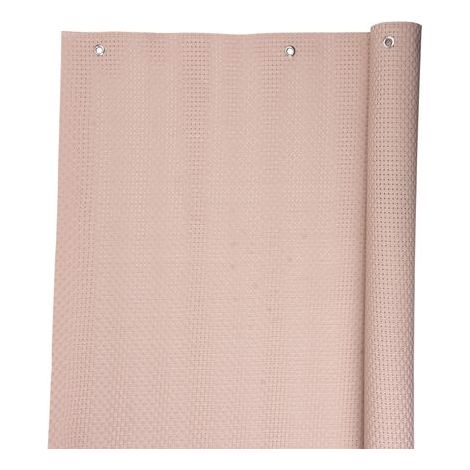 Sichtschutz Polyratan 77 0,9x3 m, UV, 800 g/m2, beige, Balkonbespannung, mit Ösen