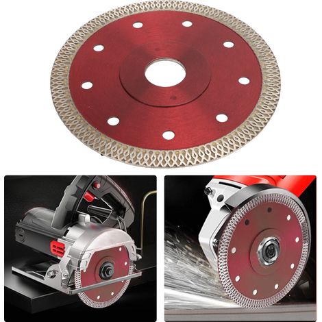 Les disques de coupe diamantés 12522,2310 mm sont parfaitement adaptés à la découpe de la céramique, des carreaux vitrifiés, de la pierre microcristalline et d'autres matériaux pierreux. (1/5)