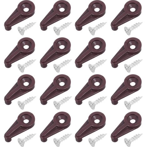 Kit de Clips de Fixation en Plastique pour Verre 3-4 Mm, 160 Pièces, Pinces pour Miroir D'armoire, Fixation Sécurisée pour Meubles et Salle de Bain (1/5)