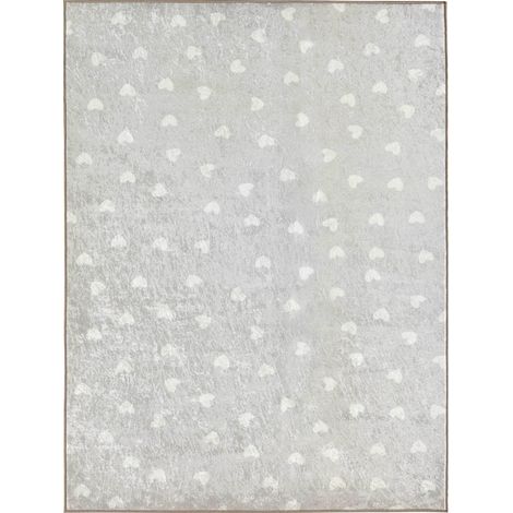 Tapis beige moderne antidérapant lavable en machine - 80 x 150 cm (1/5)