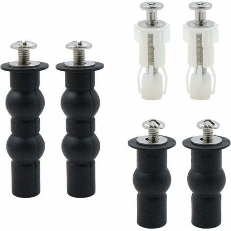 Set di 3 coppie di viti ad espansione per il fissaggio del sedile del WC, bulloni ad espansione universali, accessori a vite per coperchi del sedile del WC.
