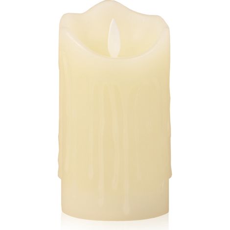 1 Bougie LED, cire véritable, minuterie 6h/18h, piles AAA, décoration mariage fête (1/5)