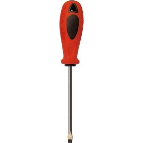 GIRAVITE PROFESSIONALE CON LAMA A TAGLIOMAGNETICA E IN ACCIAIO CROMO VANADIO - MANICO IN BIMATERIALE ROSSO/NERO
