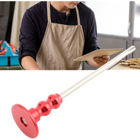 Compas de traçage en bois avec molette de marquage rouge pour menuiserie (1/5)