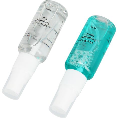 Kit d'épilation à la cire : réduit les rougeurs, élimine les résidus, spray pré-épilation, huile après-épilation. (1/5)