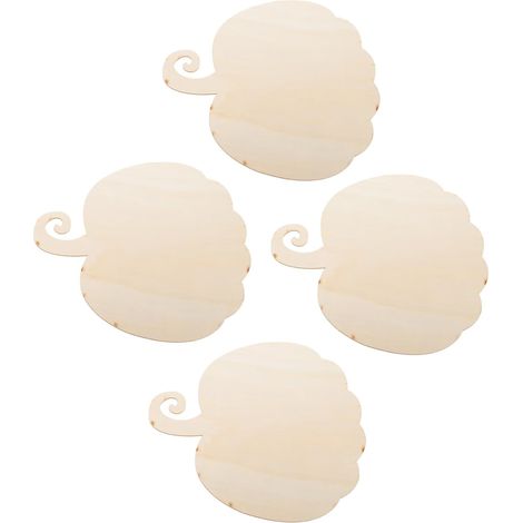 4 Ensembles Pendentif Citrouille En Bois Planche À Découper Citrouille Artisanat De Découpes De Citrouille D'automne Décorations D'halloween En Plein Air 4 Pièces 4 (1/5)
