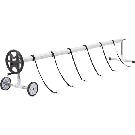 Enrouleur pour bâche de piscine à longueur réglable 300-630 cm (1/5)