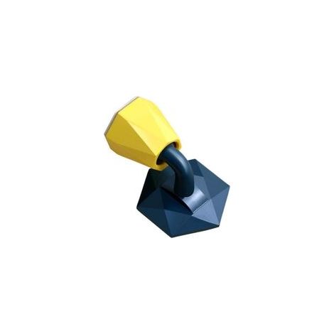 Butée de porte en silicone en forme de losange avec ventouse - Sans perforation - Autocollant de protection contre le vent(bleu) (1/5)