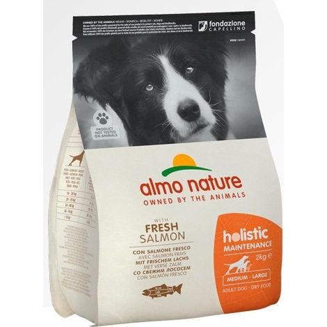 Almo Nature Dog Holistic Adult Medium Salmone - Almo Nature Dog Holistic Adult Medium Salmone - Sacco Da 12 Kg (1/2)