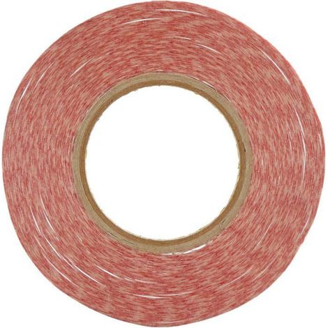 Ruban Adhesif Double Face - 8 mm x 50 m - Fixation Robuste Pour Surface Plane - 1 Unite (1/2)