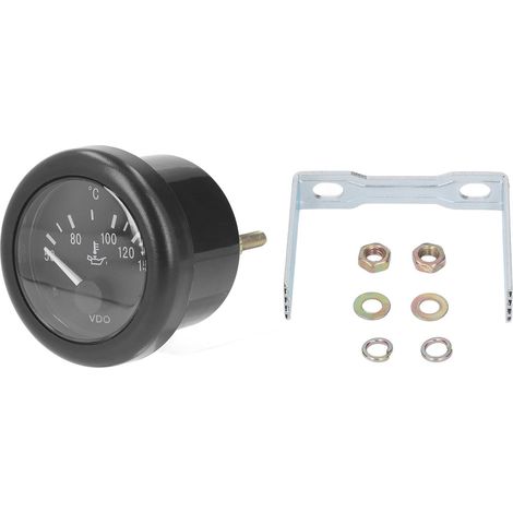 Öltemperaturanzeige/Kühlmittelthermometer/Temperaturmesser 52 mm ABS, Messbereich 50–150 °C, für 12-V-Automotoren (1/5)