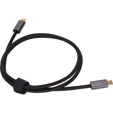 Câble d'extension USB-C 3.2 100 W 20 Gbit/s 8K 60 Hz, adaptateur mâle-mâle, pour bureau et apprentissage, 100 cm (1/5)