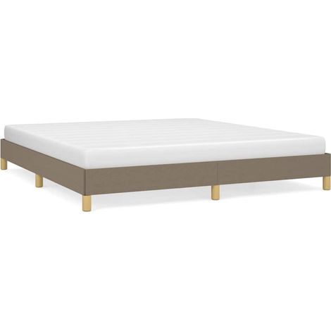 Maison Exclusive - Giroletto senza Materasso Tortora 180x200 cm in Tessuto (1/5)