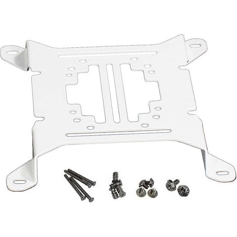 12 cm 14 cm Wasserkühlungspumpen-Radiatorhalterung Wasserablaufbehälter-Reservoirhalterung Lüfterhalterung Montageständer Weiß (Weiß) (1/5)