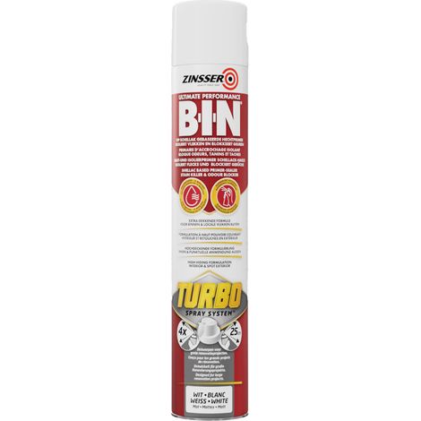 Spray Sous-couche Zinsser B-i-n Turbo 750ml - Rust-oleum