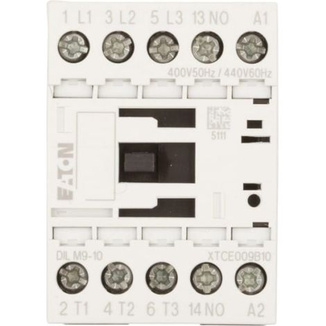 Contattore di potenza 9A 3P 400V AC 1Z 0R DILM9-10 (400V 50Hz, 440V 60Hz) 276692