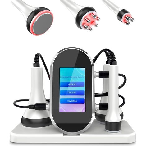 3-in-1-Gesichts- und Körperbehandlung mit Radiofrequenz-Kavitation und 40K-Körper-Radiofrequenz-Schönheitsmassage gegen Cellulite, professionelle Gesichtsmassage mit Radiofrequenz (1/5)