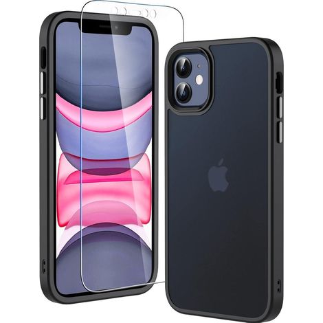 Schutzhülle für iPhone 11 mit Hartglas, Militärqualität Fallschutz bis 10 FT (1/5)